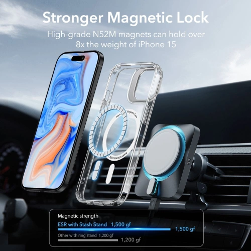 Kup Etui ESR Classic Kickstand Halolock Magsafe Apple iPhone 15 Plus / 14 Plus átlátszó - ESR680 - {ean13} - Sklep Home Screen