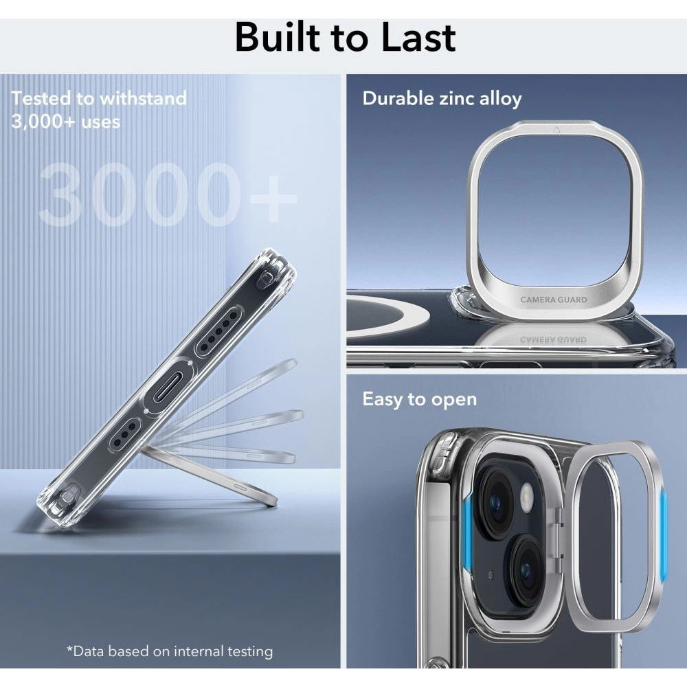 Etui ESR Classic Kickstand Halolock Magsafe Apple iPhone 15 Plus / 14 Plus clear