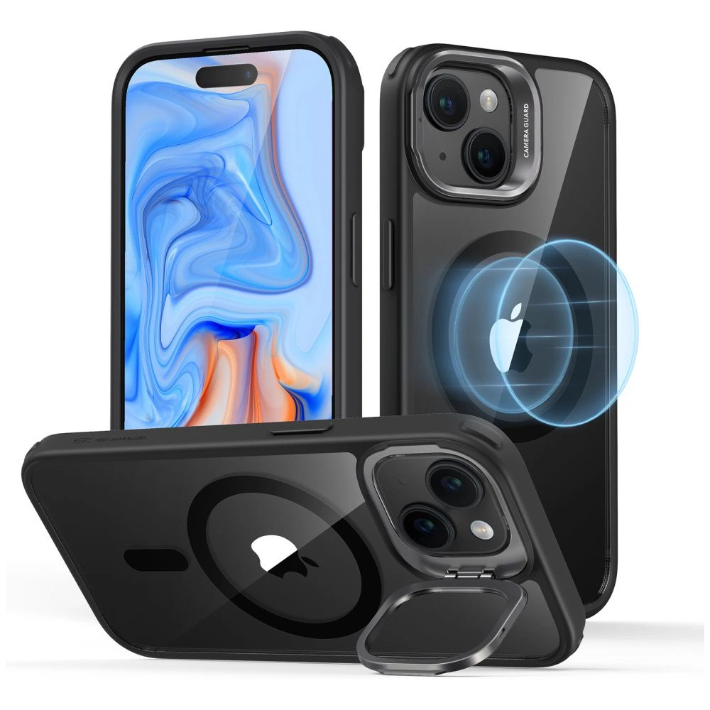 Etui ESR Classic Kickstand Halolock Magsafe Apple iPhone 15 Plus / 14 Plus clear/black