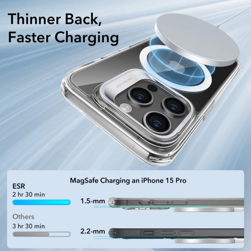 Kup Etui ESR Classic Kickstand Halolock Magsafe Apple iPhone 15 Pro clear - ESR682 - {ean13} - Sklep Home Screen