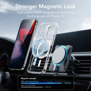 Kup Etui ESR Classic Kickstand Halolock Magsafe Apple iPhone 15 Pro clear - ESR682 - {ean13} - Sklep Home Screen