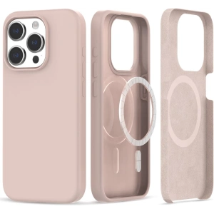 Etui Tech-Protect Silicone Magsafe Apple iPhone 15 Pro Candy Pink