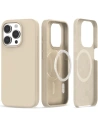 Etui Tech-Protect szilikon Magsafe Apple iPhone 15 Pro homok bézs