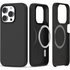 Kup Case Tech-Protect Silikon Magsafe Apple iPhone 15 Pro Max Matt Schwarz - THP2251 - {ean13} - Sklep Home Screen