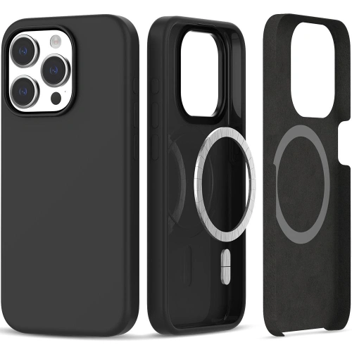 Kup Case Tech-Protect Silikon Magsafe Apple iPhone 15 Pro Max Matt Schwarz - THP2251 - {ean13} - Sklep Home Screen