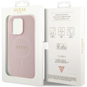 Kup Etui Guess GUHMP13LPSAHMCP Apple iPhone 13/13 Pro hardcase Saffiano MagSafe różowy/pink - GUE2799 - {ean13} - Sklep Home Screen