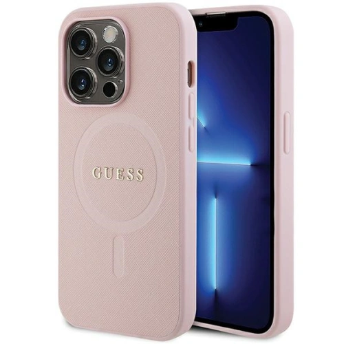 Kup Guess Apple Geantă GUHMP13XPSAHMCP iPhone 13 Pro Max hardcase Saffiano MagSafe roz/roz - GUE2800 - {ean13} - Sklep Home Screen