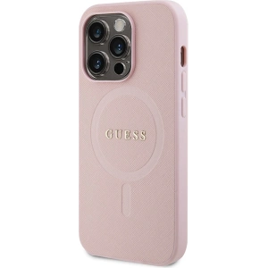 Kup Etui Guess GUHMP14XPSAHMCP Apple iPhone 14 Pro Max hardcase Saffiano MagSafe růžový/pink - GUE2802 - {ean13} - Sklep Home Screen