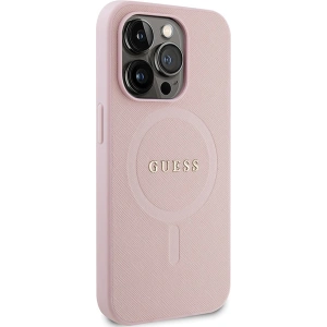 Kup Etui Guess GUHMP14XPSAHMCP Apple iPhone 14 Pro Max hardcase Saffiano MagSafe růžový/pink - GUE2802 - {ean13} - Sklep Home Screen