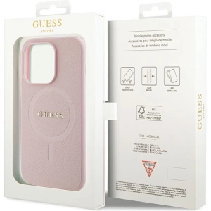 Kup Etui Guess GUHMP14XPSAHMCP Apple iPhone 14 Pro Max hardcase Saffiano MagSafe růžový/pink - GUE2802 - {ean13} - Sklep Home Screen