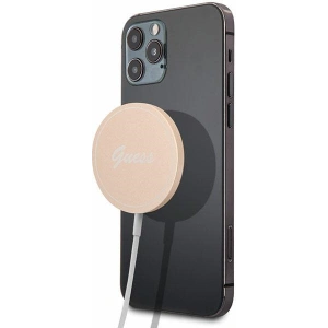 Kup Ładowarka indukcyjna Guess GUCBMSLRD USB-C 15W MagSafe złoty/gold - GUE2803 - {ean13} - Sklep Home Screen