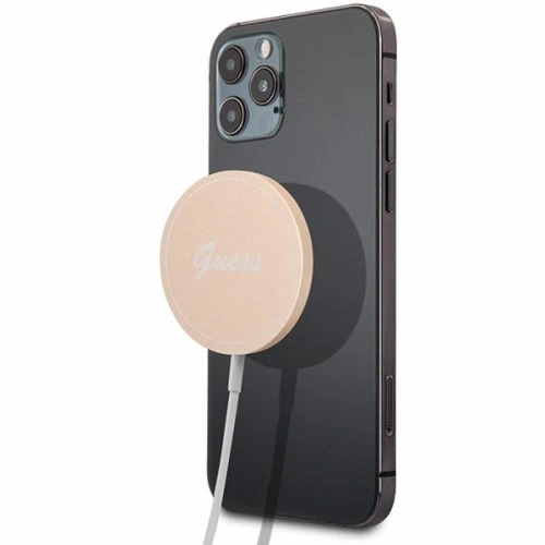 Kup Induktive Ladestation Guess GUCBMSLRD USB-C 15W MagSafe gold/gold - GUE2803 - {ean13} - Sklep Home Screen