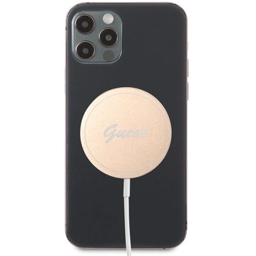 Kup Indukční nabíječka Guess GUCBMSLRD USB-C 15W MagSafe zlatá/gold - GUE2803 - {ean13} - Sklep Home Screen