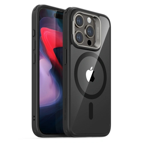 Kup ESR Apple Carcasă Classic Kickstand Halolock Magsafe iPhone 15 Pro transparent/negru - ESR683 - {ean13} - Sklep Home Screen