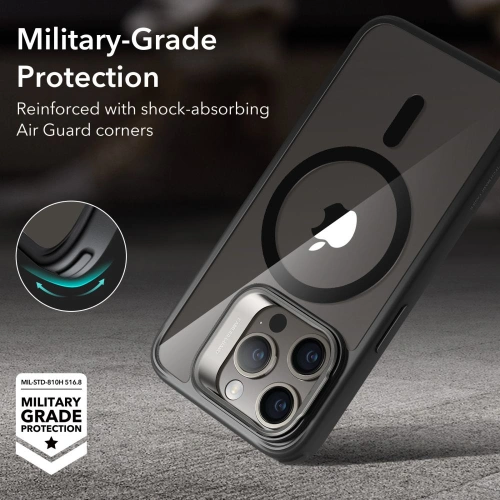 Kup Etui ESR Classic Kickstand Halolock Magsafe Apple iPhone 15 Pro čiré/černé - ESR683 - {ean13} - Sklep Home Screen