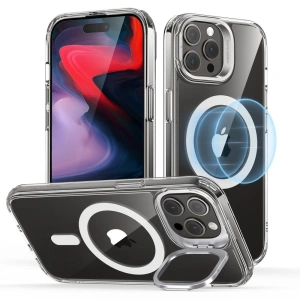 Kup ESR Apple Caz clasic Kickstand Halolock Magsafe iPhone 15 Pro Max clar - ESR684 - {ean13} - Sklep Home Screen