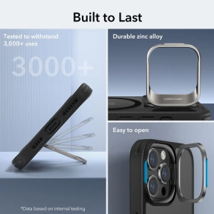 Kup Case ESR Classic Kickstand Halolock Magsafe Apple iPhone 15 Pro Max klar/schwarz - ESR685 - {ean13} - Sklep Home Screen