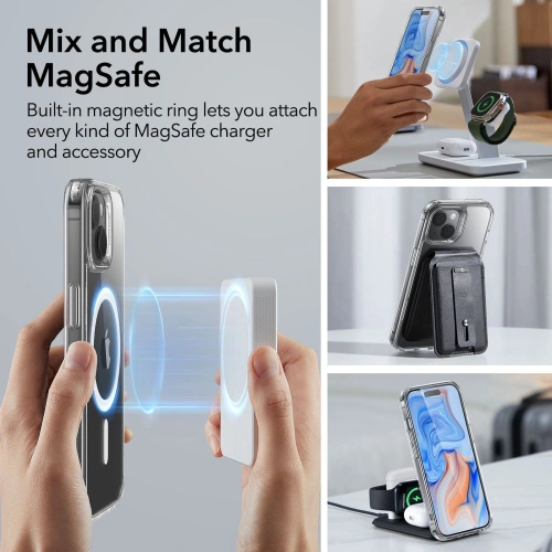 Kup Etui ESR Classic Hybrid HaloLock Magsafe Apple iPhone 15 Clear - ESR686 - {ean13} - Sklep Home Screen