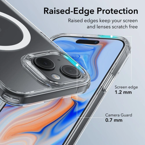 Kup Etui ESR Classic Hybrid HaloLock Magsafe Apple iPhone 15 Clear - ESR686 - {ean13} - Sklep Home Screen