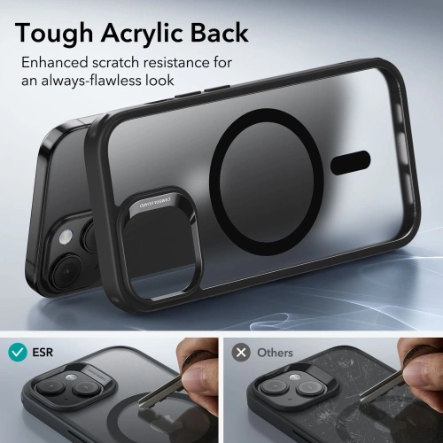 Kup Etui ESR Classic Hybrid HaloLock Magsafe Apple iPhone 15 Frosted Black - ESR688 - {ean13} - Sklep Home Screen