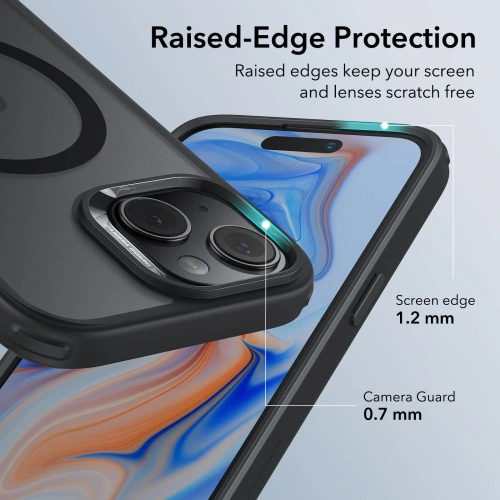 Kup Etui ESR Classic Hybrid HaloLock Magsafe Apple iPhone 15 Plus / 14 Plus Frosted Black - ESR691 - {ean13} - Sklep Home Screen