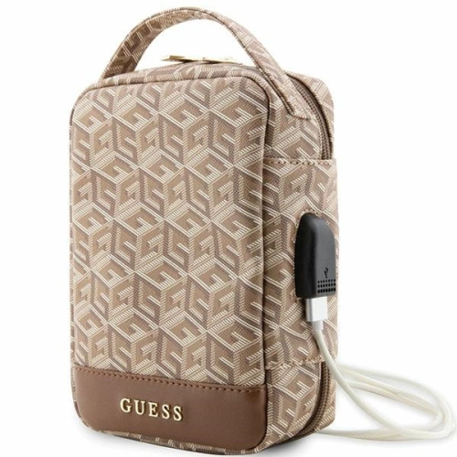 Kup Torba Guess GUHBHGCFSEW GCube Stripe brązowy/brown - GUE2804 - {ean13} - Sklep Home Screen