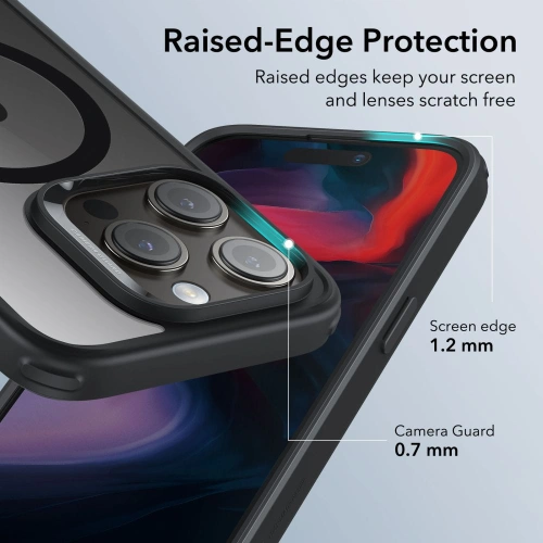 Kup Case ESR Classic Hybrid HaloLock Magsafe Apple iPhone 15 Pro Max klar/schwarz - ESR695 - {ean13} - Sklep Home Screen