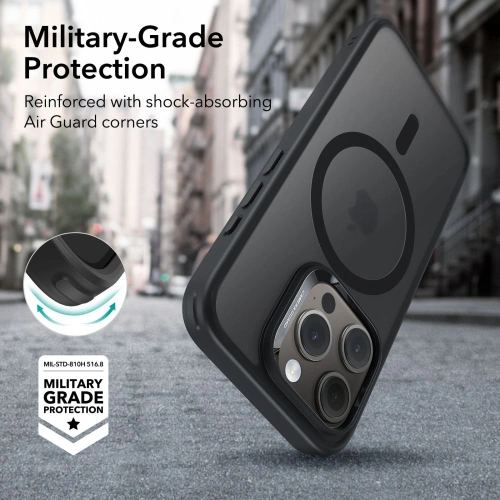 Buy ESR Classic Hybrid HaloLock Magsafe Apple iPhone 15 Pro Max frosted black - ESR696 - {ean13} - Home Screen Store Europe