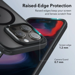 Kup Case ESR Classic Hybrid HaloLock Magsafe Apple iPhone 15 Pro Max frosted black - ESR696 - {ean13} - Sklep Home Screen