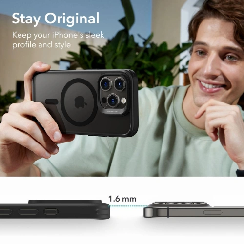 Buy ESR Classic Hybrid HaloLock Magsafe Apple iPhone 15 Pro Max frosted black - ESR696 - {ean13} - Home Screen Store Europe