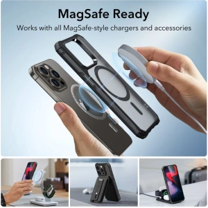 Kup Case ESR Air Armor Halolock MagSafe für Apple iPhone 15 Pro Frosted Black - ESR704 - {ean13} - Sklep Home Screen