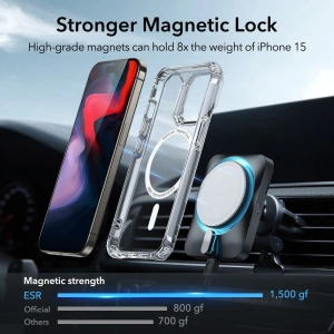 Kup Case ESR Air Armor Halolock MagSafe Apple iPhone 15 Pro Max Clear - ESR705 - {ean13} - Sklep Home Screen