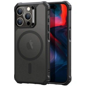 Kup Case ESR Air Armor Halolock MagSafe Apple iPhone 15 Pro Max Frosted Black - ESR706 - {ean13} - Sklep Home Screen