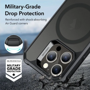 Kup Case ESR Air Armor Halolock MagSafe Apple iPhone 15 Pro Max Frosted Black - ESR706 - {ean13} - Sklep Home Screen