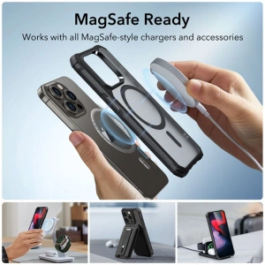 Kup Case ESR Air Armor Halolock MagSafe Apple iPhone 15 Pro Max Frosted Black - ESR706 - {ean13} - Sklep Home Screen