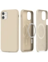 Etui Tech-Protect Silicone MagSafe Apple iPhone 11 Beige