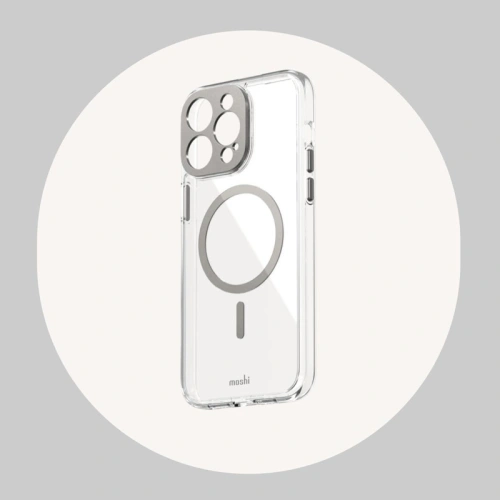 Kup Moshi Apple Husă iGlaze MagSafe iPhone 15 Pro Max (Luna Silver) - MOSH306 - {ean13} - Sklep Home Screen