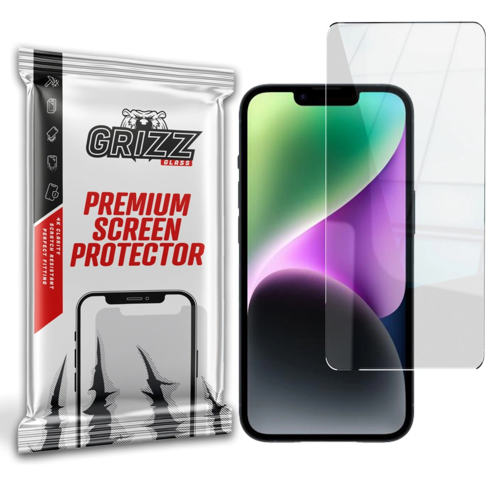 Szkło hybrydowe GrizzGlass HybridGlass do Apple iPhone 15 Plus / 14 Plus