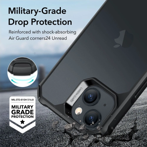 Kup Etui ESR Air Armor Apple iPhone 15 Frosted Black - ESR713 - {ean13} - Sklep Home Screen