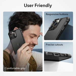 Kup Case ESR Air Armor Apple iPhone 15 Pro Max Frosted Black - ESR717 - {ean13} - Sklep Home Screen