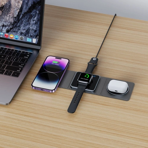 Kup Indukční nabíječka Tech-Protect QI15W-A31 3w1 Magnetic MagSafe černá - THP2260 - {ean13} - Sklep Home Screen