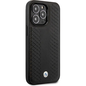 Kup Case BMW BMHCP14L22RFGK Apple iPhone 14 Pro Leder Diamantmuster schwarz/black - BMW497 - {ean13} - Sklep Home Screen