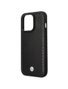Buy BMW BMHCP14L22RFGK Apple iPhone 14 Pro Leather Diamond Pattern black - BMW497 - {ean13} - Home Screen Store Europe