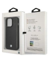 Buy BMW BMHCP14L22RFGK Apple iPhone 14 Pro Leather Diamond Pattern black - BMW497 - {ean13} - Home Screen Store Europe