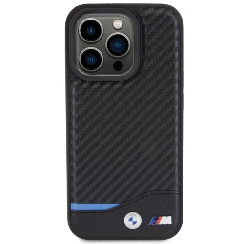 Kup Case BMW BMHCP15L22NBCK Apple iPhone 15 Pro Leder Carbon schwarz/black - BMW498 - {ean13} - Sklep Home Screen