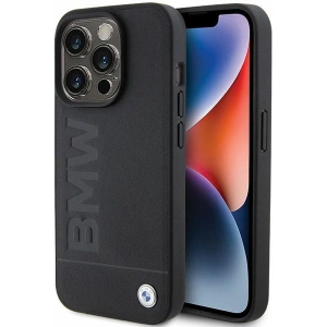 Etui BMW BMHCP15LSLLBK Apple iPhone 15 Pro Leather Hot Stamp czarny/black