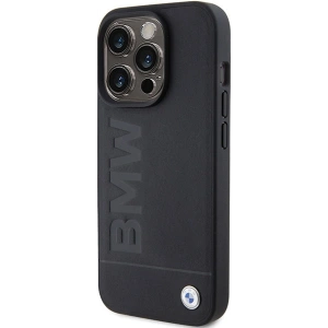 Etui BMW BMHCP15LSLLBK Apple iPhone 15 Pro Leather Hot Stamp czarny/black