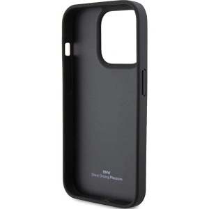 Etui BMW BMHCP15LSLLBK Apple iPhone 15 Pro Leather Hot Stamp czarny/black