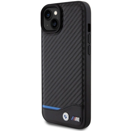 Kup BMW Apple Carcasă BMHCP15M22NBCK iPhone 15 Plus / 14 Plus piele carbon negru/negru - BMW500 - {ean13} - Sklep Home Screen