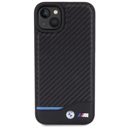 Kup BMW Apple Carcasă BMHCP15M22NBCK iPhone 15 Plus / 14 Plus piele carbon negru/negru - BMW500 - {ean13} - Sklep Home Screen